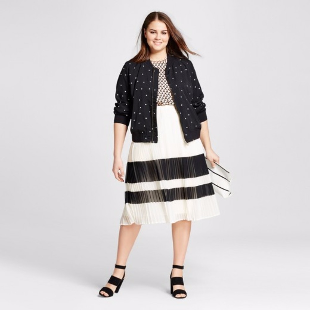 Who What Wear Pleated Skirt